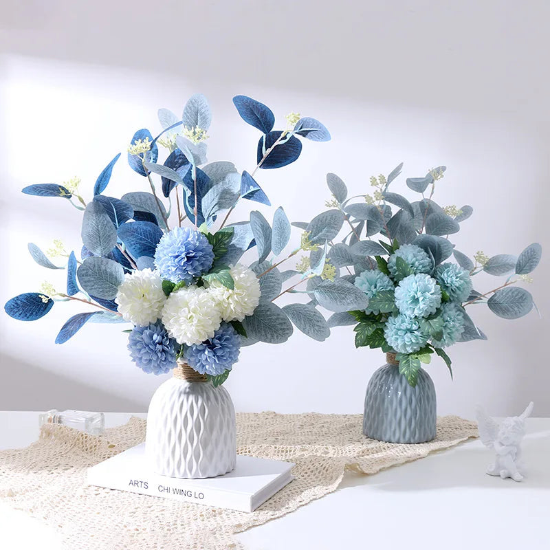 Bouquet d'hortensias artificiel