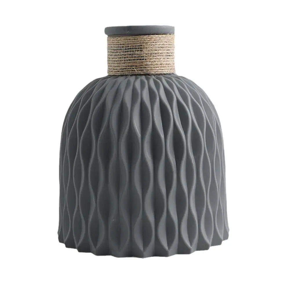 Vase en céramique à vagues