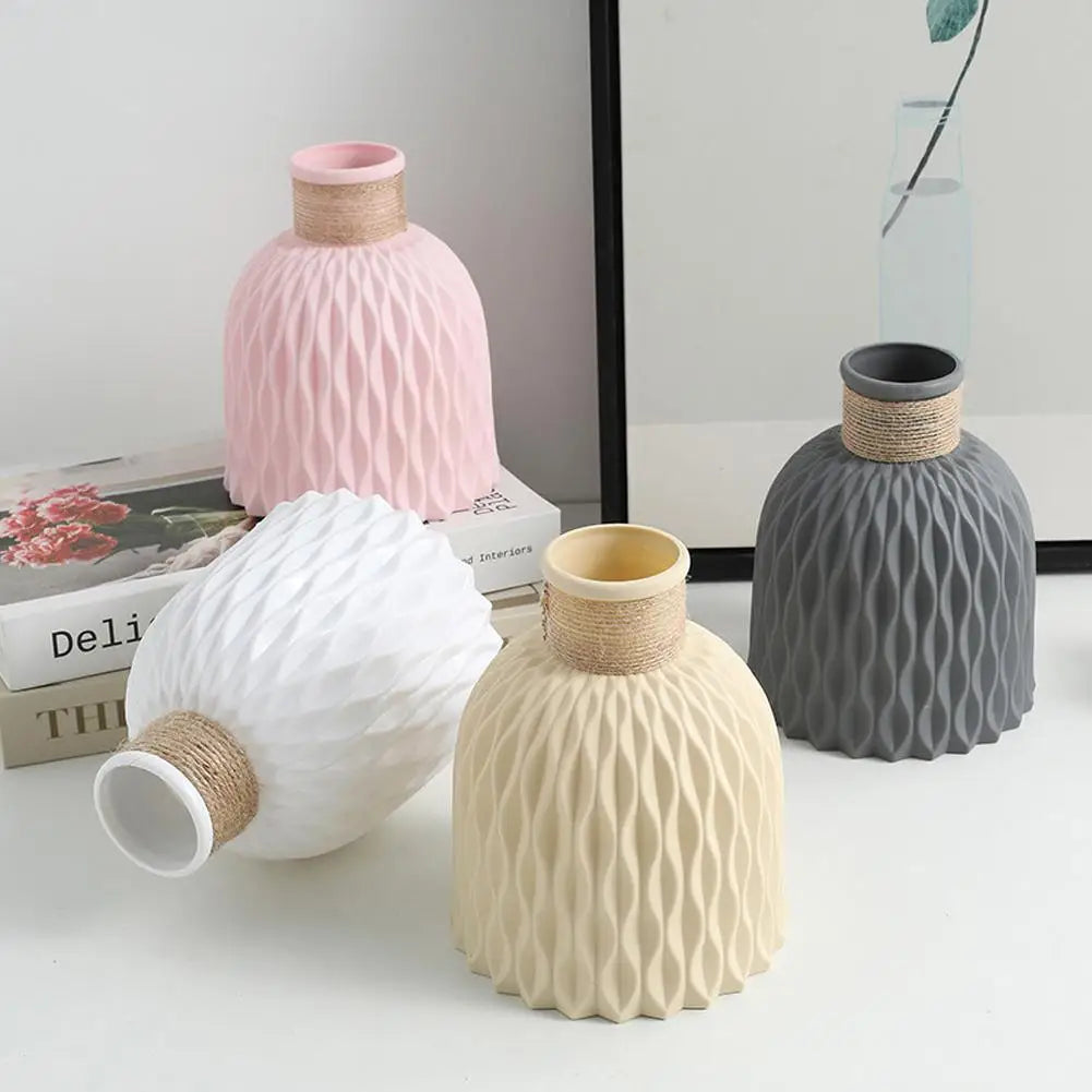 Vase en céramique à vagues