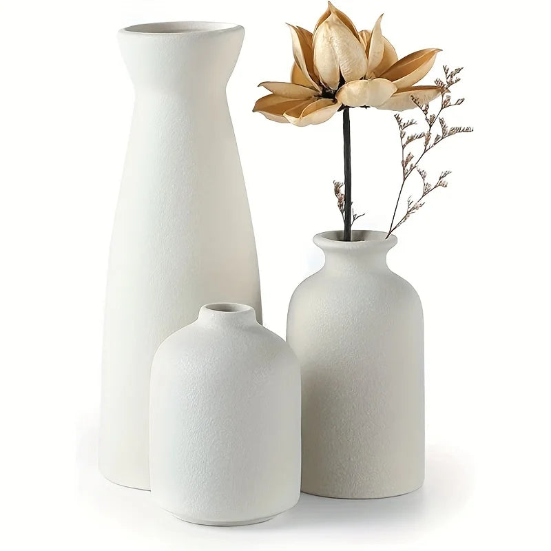 Ensemble de 3 vases en céramique