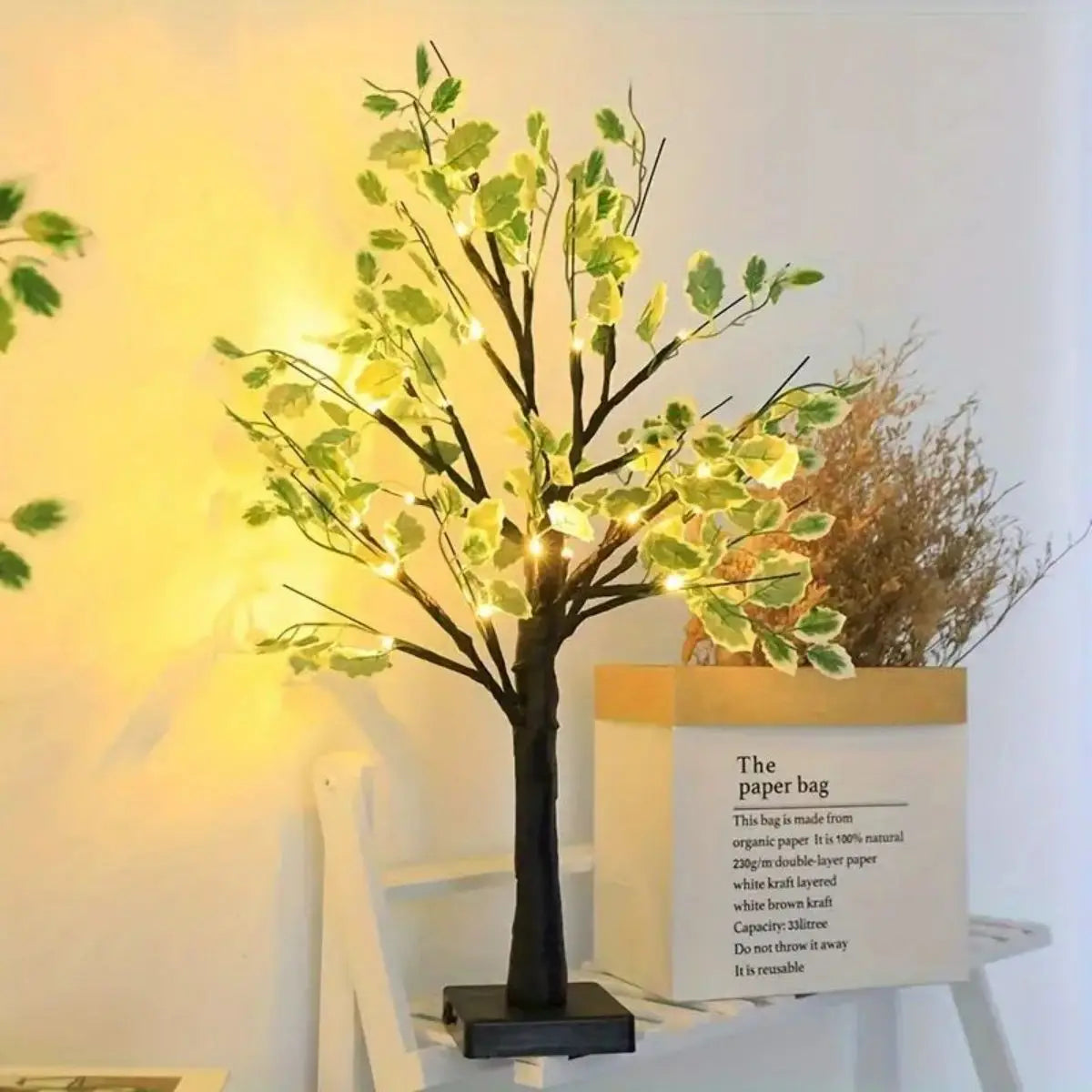 Arbre miniature lumineux