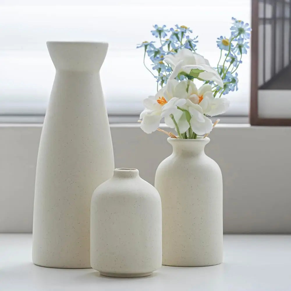 Ensemble de 3 vases en céramique