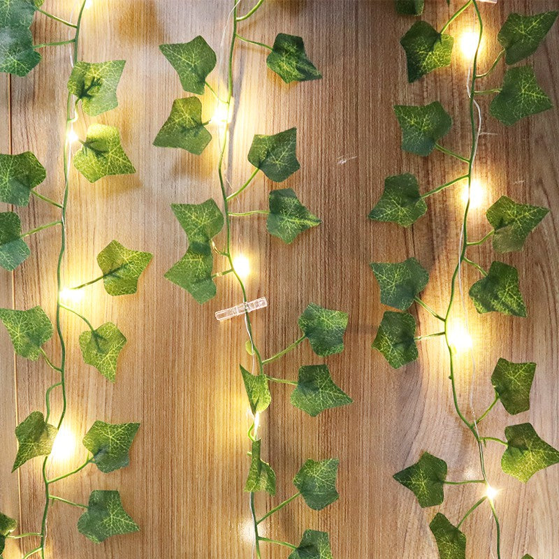 Guirlandes de fleurs artificielles à LED