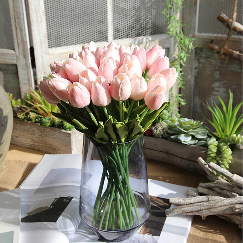 Bouquet de tulipes artificielles
