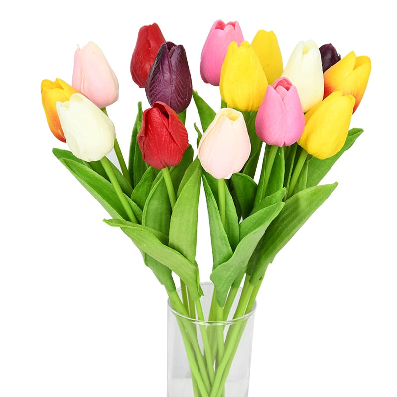 Bouquet de tulipes artificielles