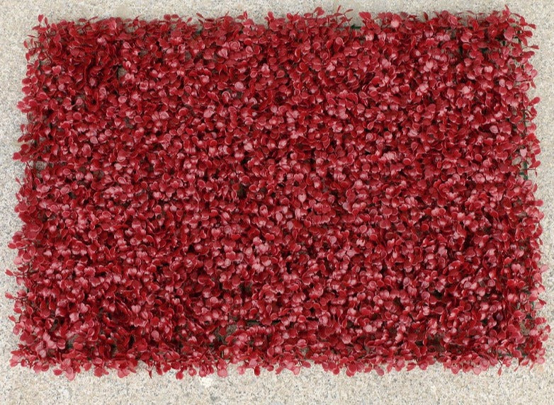 Mur végétal artificiel coloré