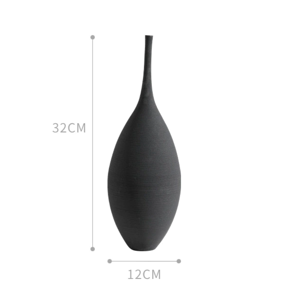 Vases en céramique Scandinave - Noir & Blanc