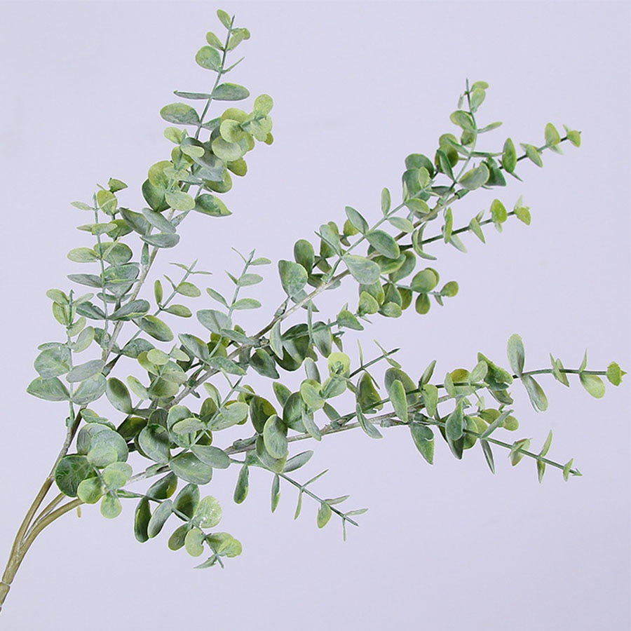 Branche d'Eucalyptus artificielle verte