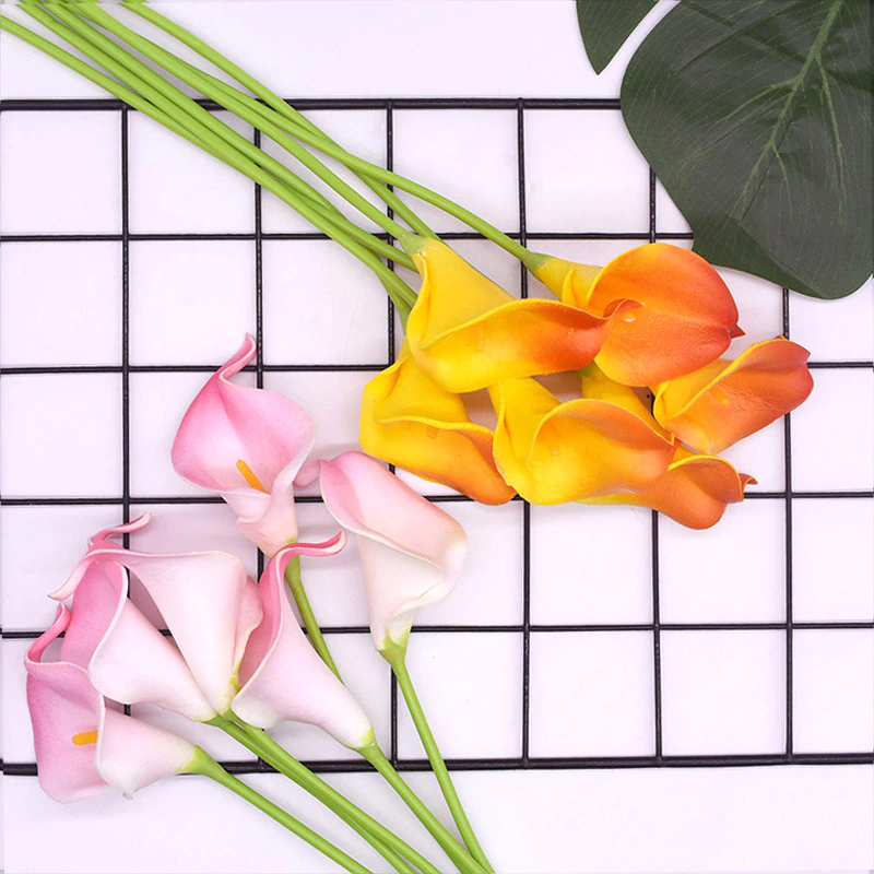 Fleurs de Lys artificielles - Lot de 10 pièces