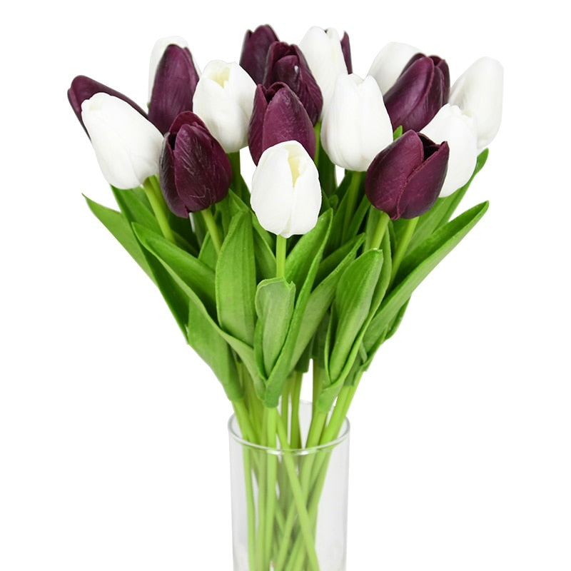 Bouquet de tulipes artificielles